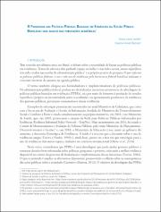 O Paradigma das políticas públicas baseadas em evidências na gestão pública brasileira : uma análise das publicações acadêmicas