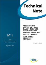 Assessing the effects of a free trade agreement between Brazil and India : a general equilibrium approach