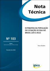 Estimativa da população em situação de rua no Brasil (2012-2022)