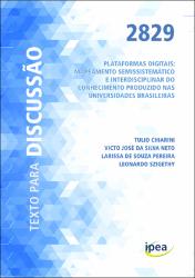 Plataformas digitais : mapeamento semissistemático e interdisciplinar do conhecimento produzido nas universidades brasileiras