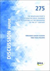 The Brazilian state’s redistributive role : changes and persistence at the beginning of the 21st century