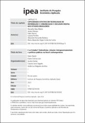 Capacidades estatais em tecnologias de informação e comunicação e exclusão digital nos estados brasileiros