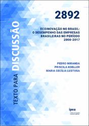 Ecoinovação no Brasil : o desempenho das empresas brasileiras no período 2000-2017