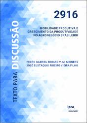 Mobilidade produtiva e crescimento da produtividade no agronegócio brasileiro