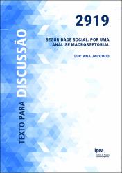 Seguridade social : por uma análise macrossetorial