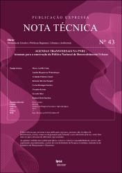 Agendas transversais na PNUD : insumos para a construção da Política Nacional de Desenvolvimento Urbano