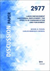 Labor enforcement and formal employment : the effects of communication and punishment