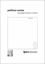 Políticas Sociais : Acompanhamento e Análise : n. 9, ago. 2004