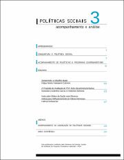 Políticas Sociais : Acompanhamento e Análise : n. 3, 2001