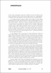 Mercado de Trabalho: Conjuntura e Análise: n. 23, maio. 2004