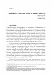 Burocracia e capacidade estatal na pesquisa brasileira