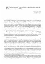 Aspectos metodológicos do estudo as fundações privadas e associações sem fins lucrativos no Brasil (FASFIL)