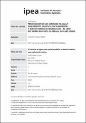 PDF) A Atuação Do Setor Privado Nos Sistemas De Abastcimento De